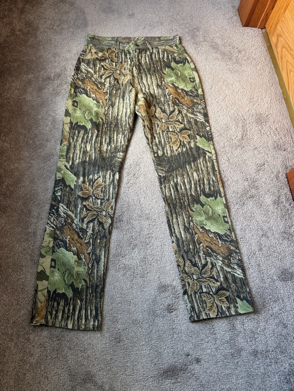 Duxbak Camo Pants SIZE 32 Hunting Camouflage Outdoor Workwear